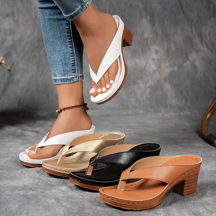 BellaStride™ Orthopedic Comfort Heel Sandals