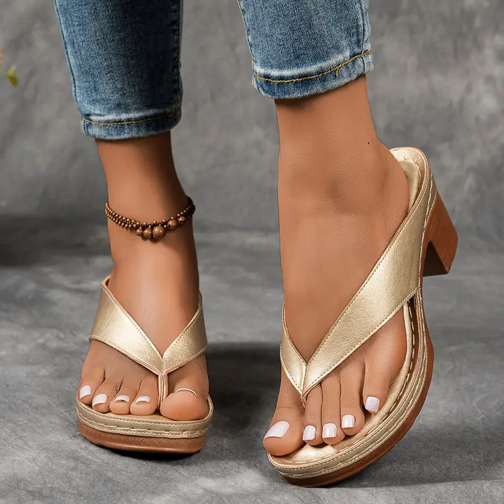BellaStride™ Orthopedic Comfort Heel Sandals