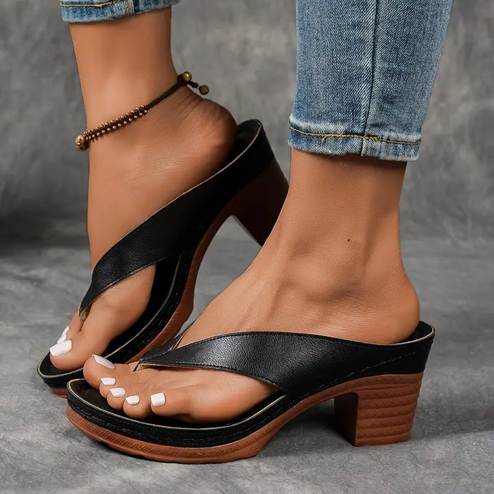 BellaStride™ Orthopedic Comfort Heel Sandals