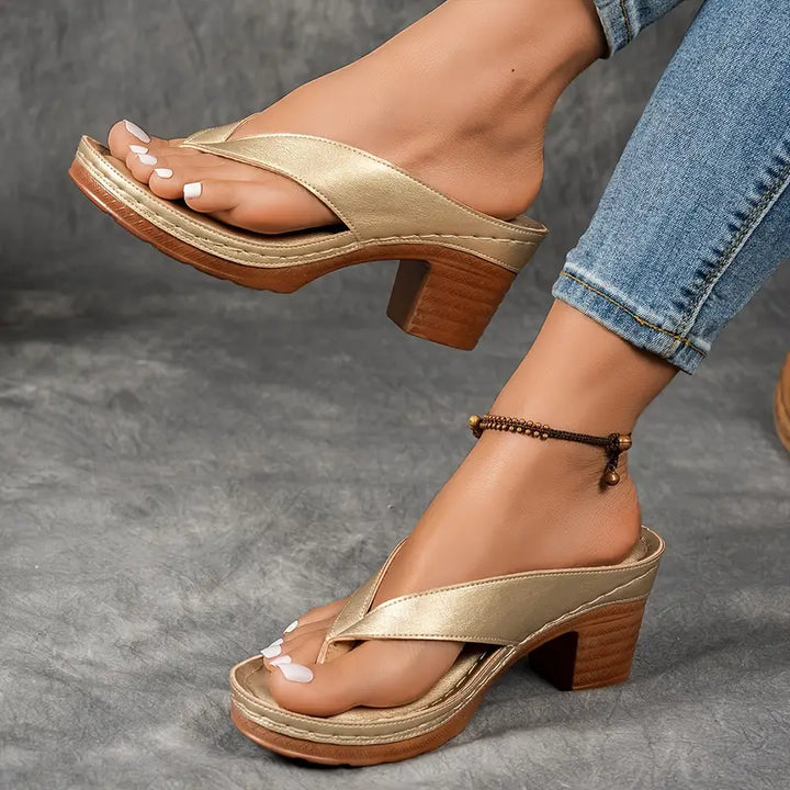BellaStride™ Orthopedic Comfort Heel Sandals