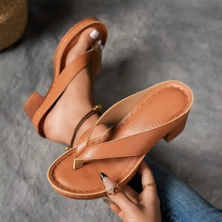 BellaStride™ Orthopedic Comfort Heel Sandals
