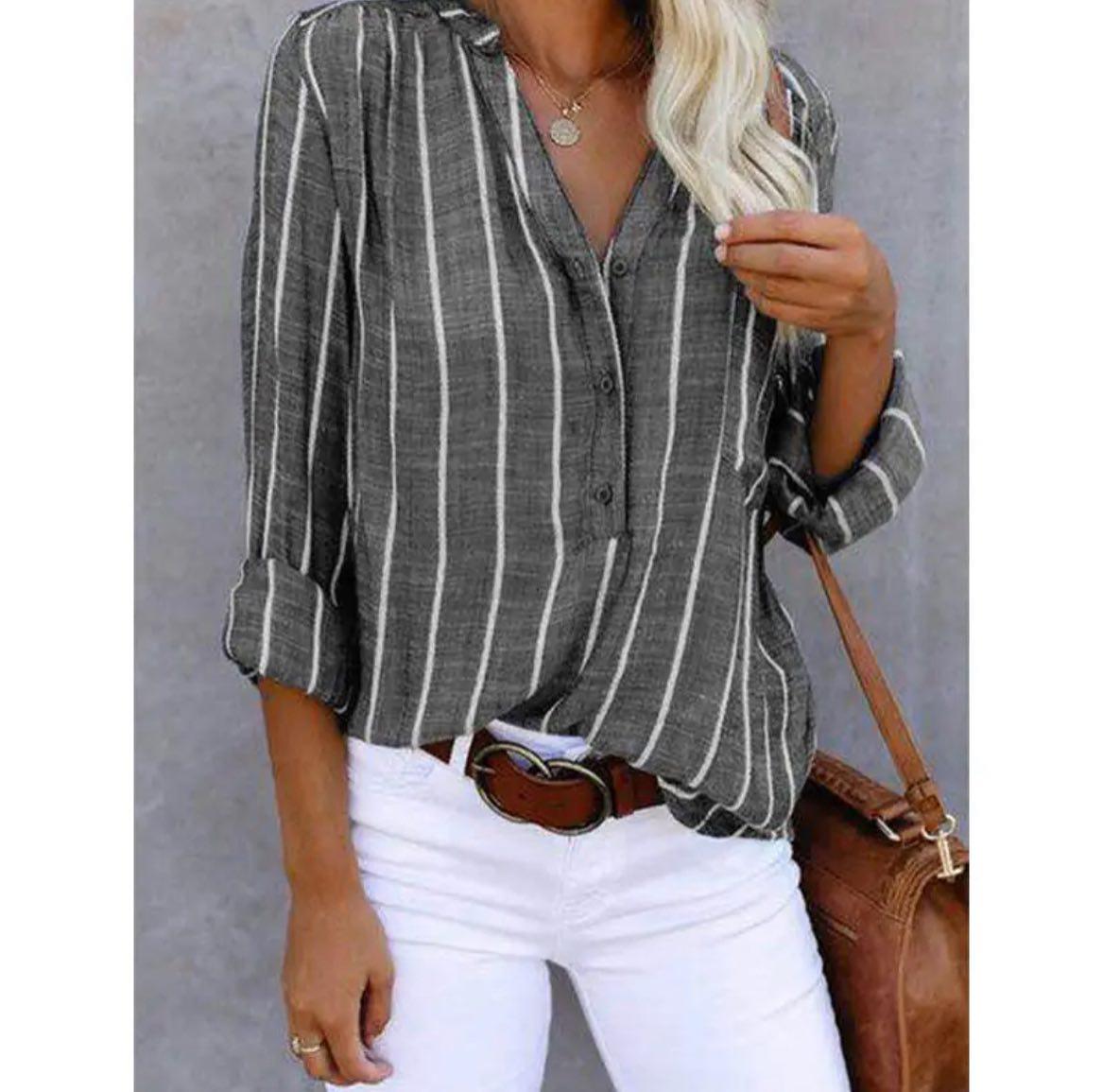 Emily™ | Chic Striped Blouse