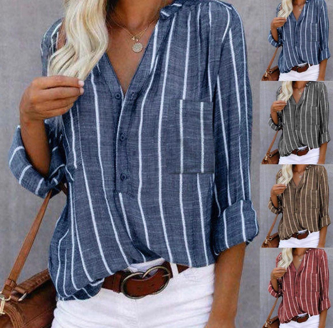 Emily™ | Chic Striped Blouse