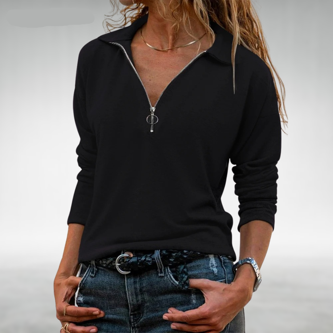 Zoe | Women's Half-Zip Sweater
