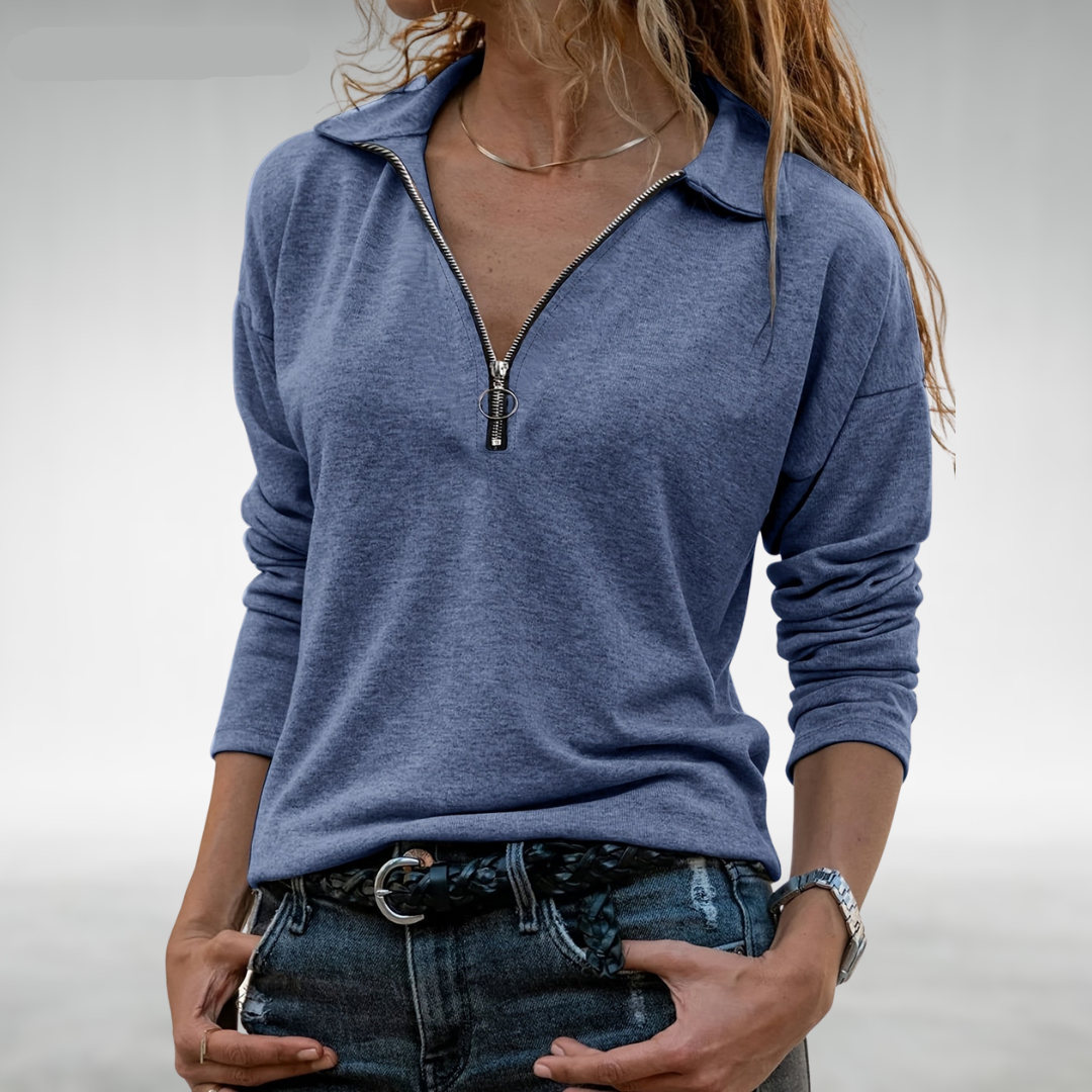 Zoe | Women's Half-Zip Sweater