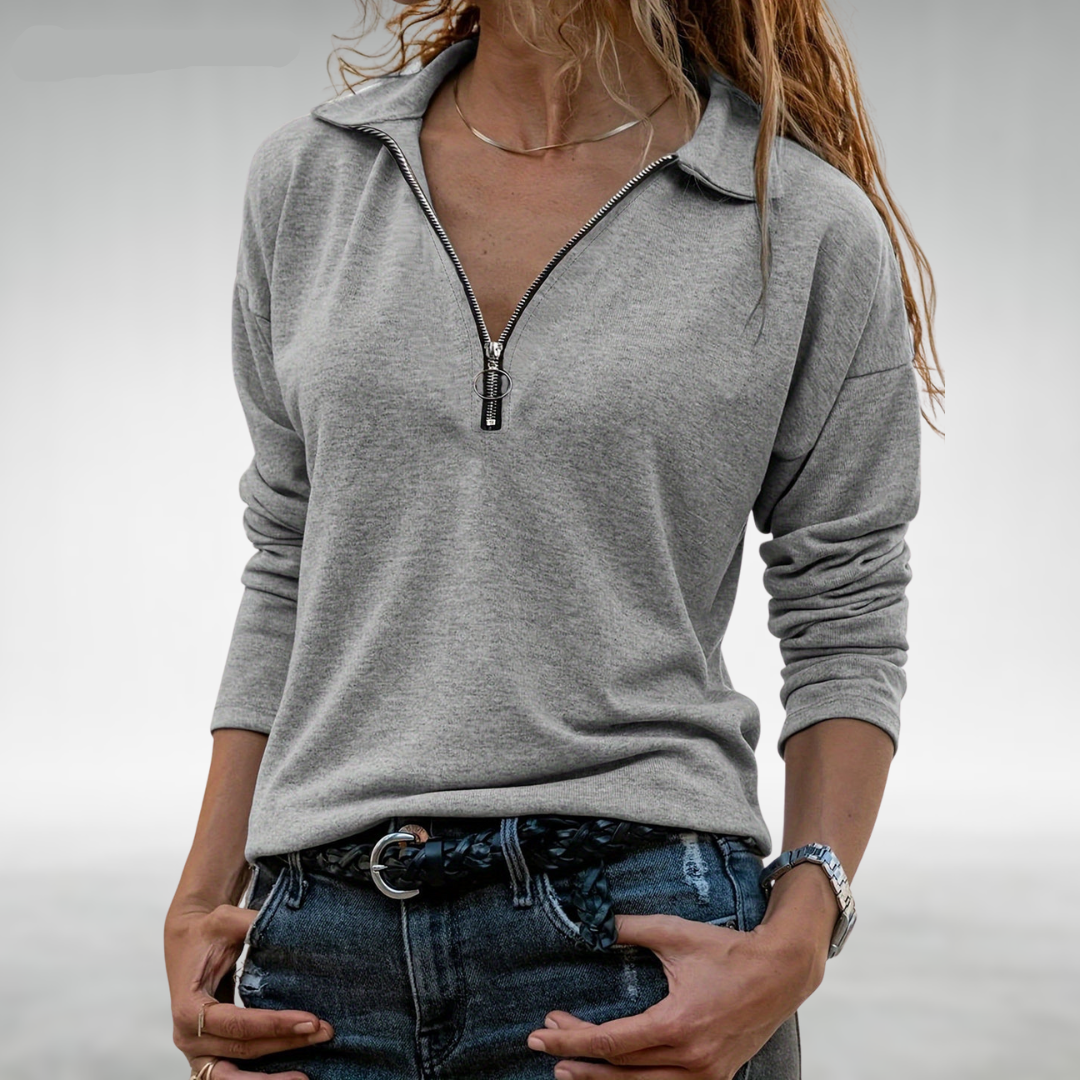Zoe | Women's Half-Zip Sweater
