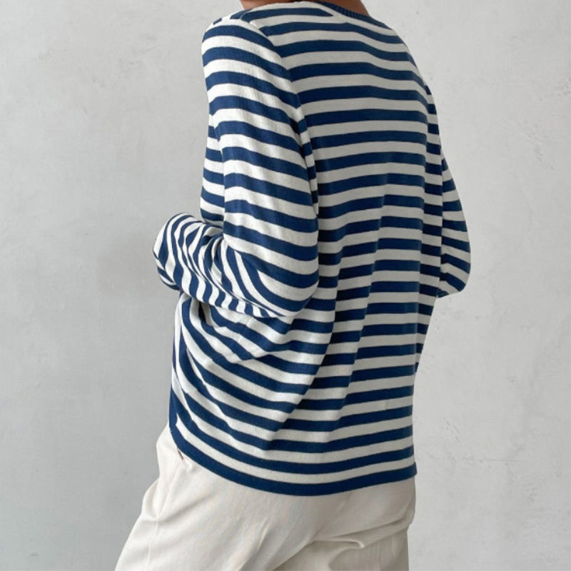 Bella - Elegant Striped Shirt
