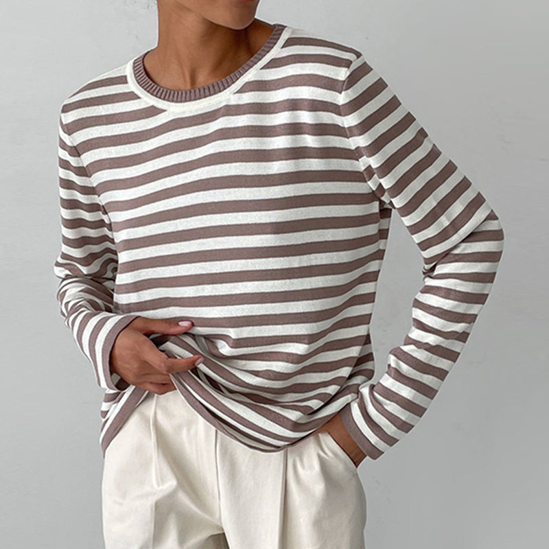 Bella - Elegant Striped Shirt