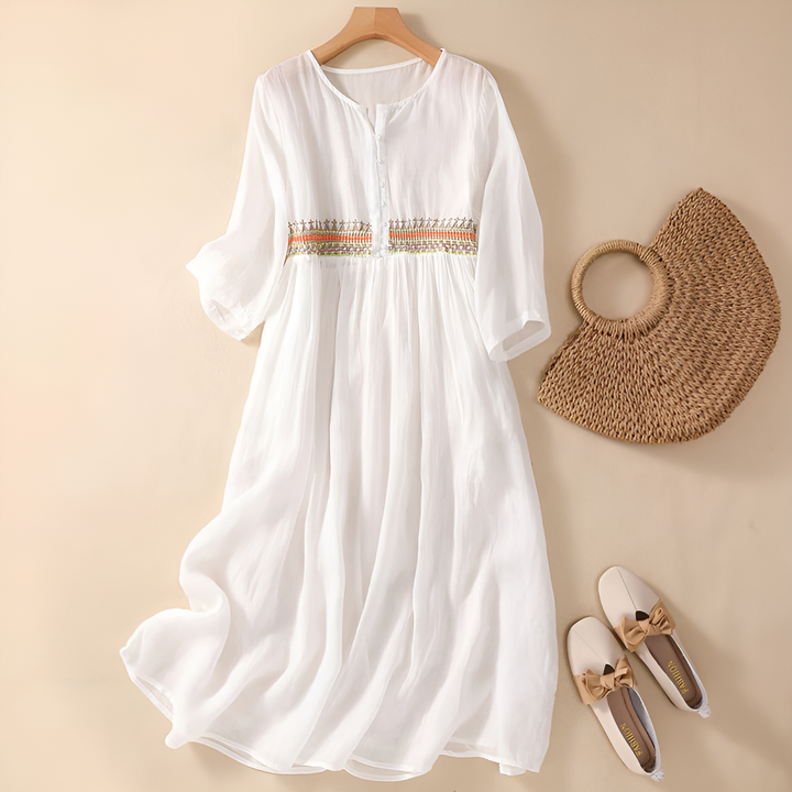 Sophia™ - Elegant Embroidered Dress