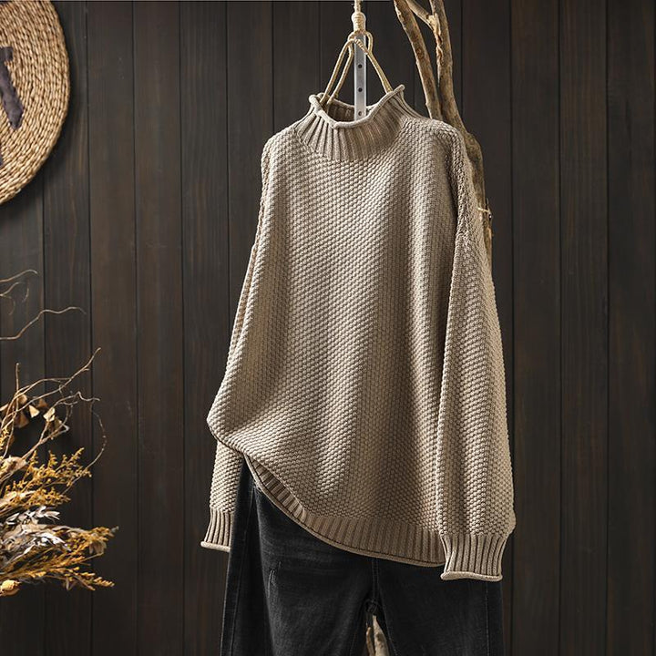 Aeris | Waffle Knit Casual Sweater