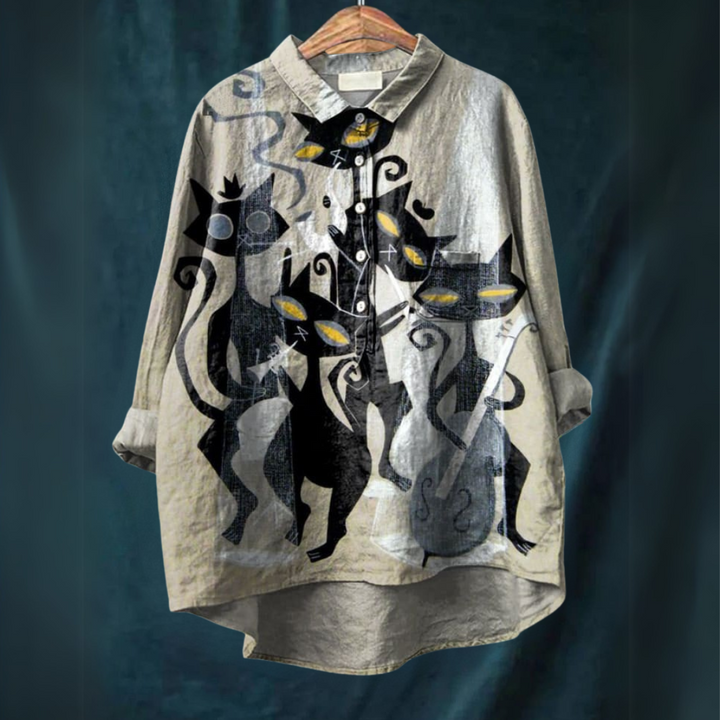 Elle | Cat Art Shirt