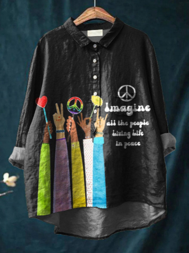Elle | Peace Art Shirt