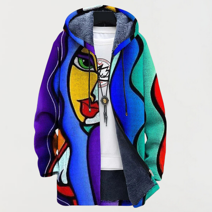 Lena | Colorful Art Cardigan