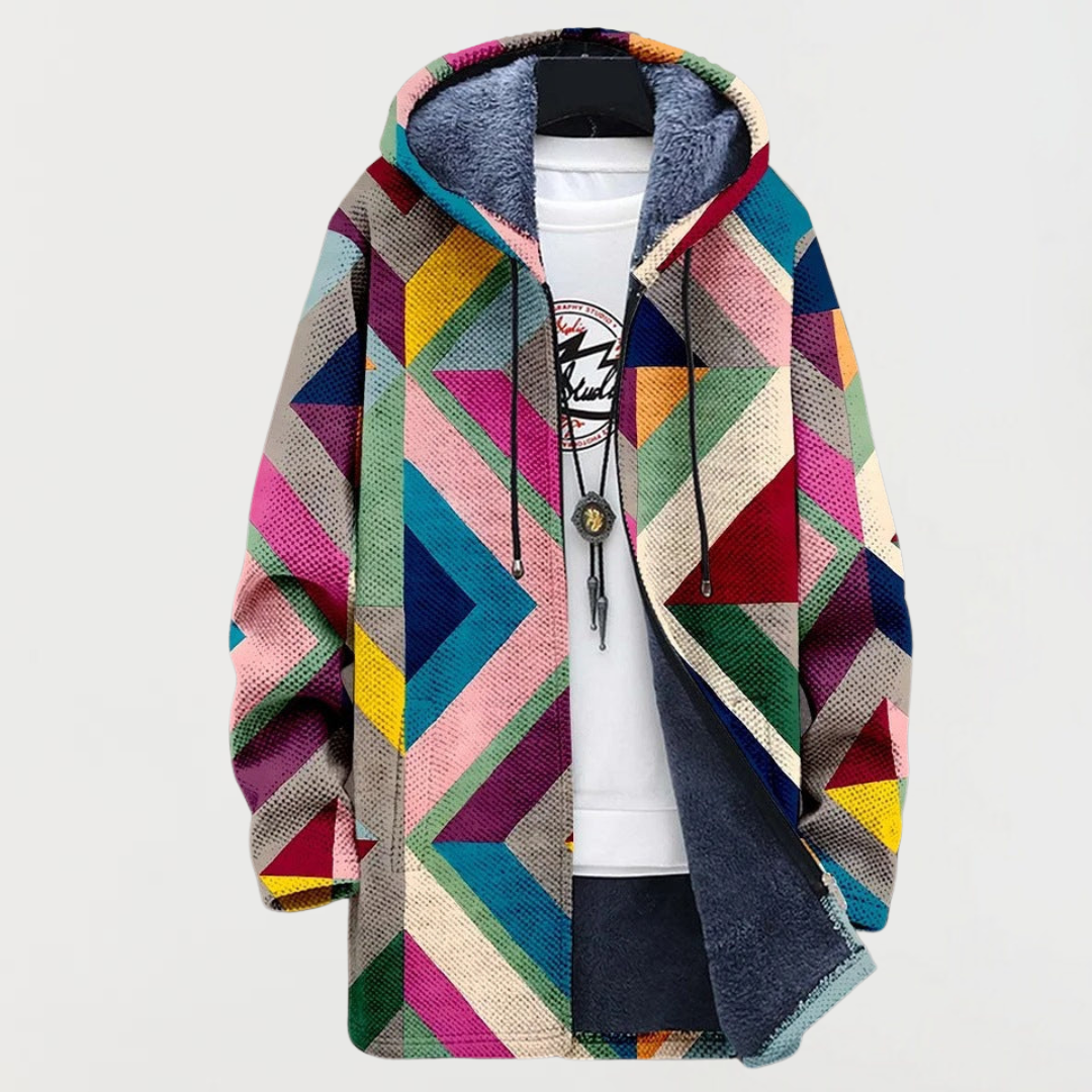 Zara | Geometric Art Cardigan