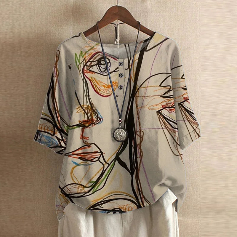 Anya™ | Vintage-Style Blouse