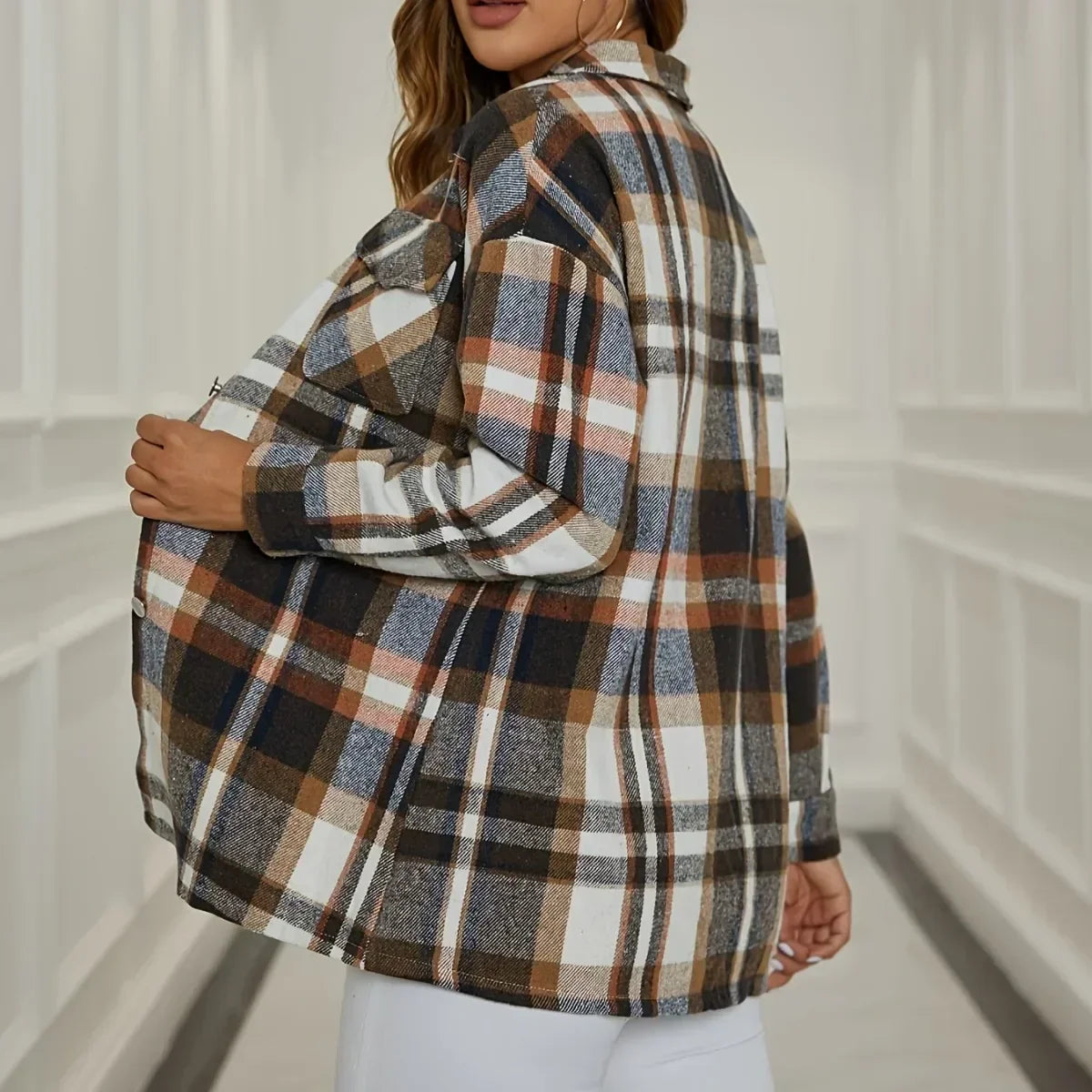 Alex | Trendy Plaid Button-Up Shirt