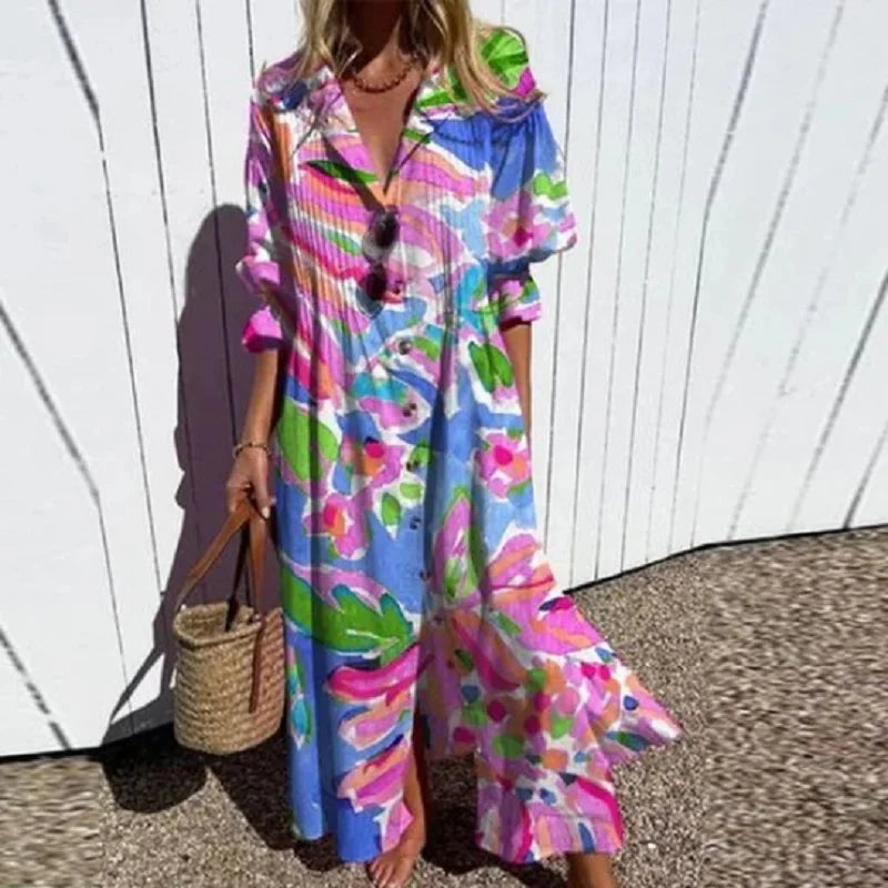 Emily™ - Elegant Boho Maxi Dress