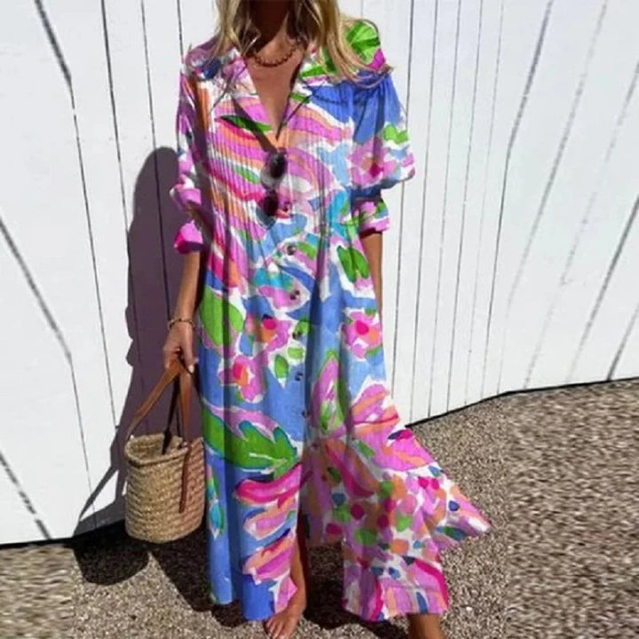 Emily™ - Elegant Boho Maxi Dress