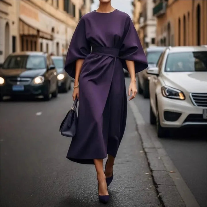 Isabella™ – Cozy Everyday Round Neck Dress