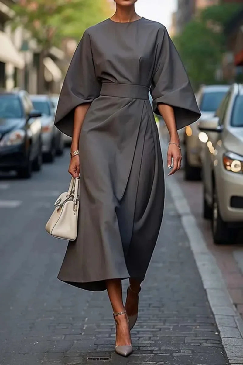 Isabella™ – Cozy Everyday Round Neck Dress