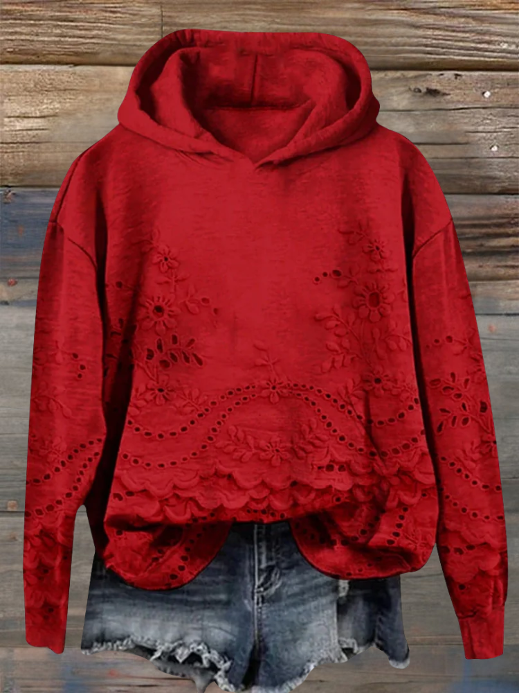 Sarah | Sweater with Lace Details