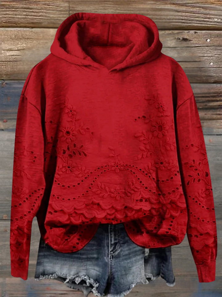 Sarah | Sweater with Lace Details