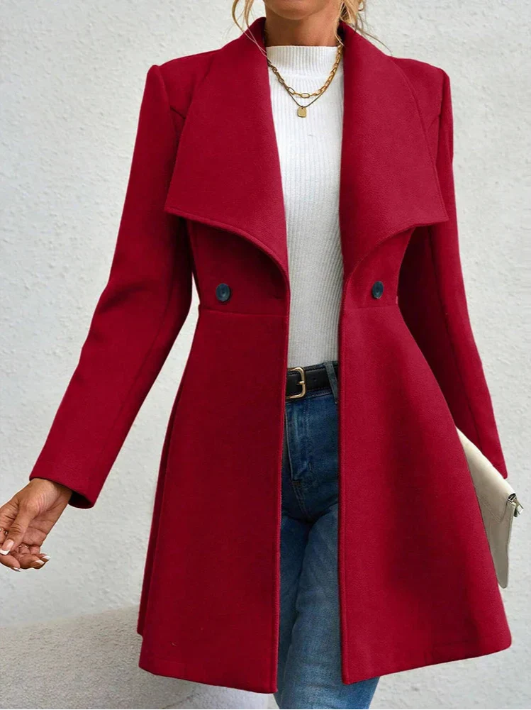 Ella™ - Elegant Button-Up Coat