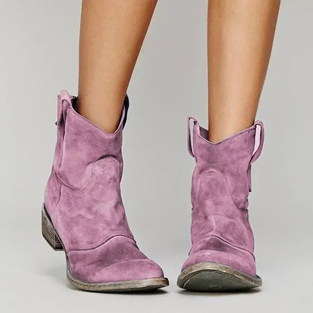 Jane™ | Women's Vintage Cowboy Ankle Boots