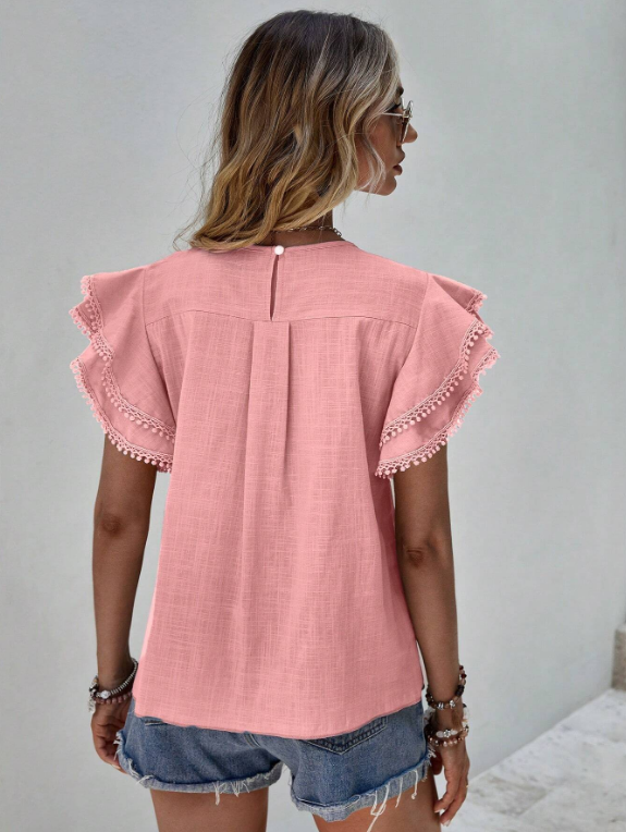 Samantha - Chic Linen Blouse