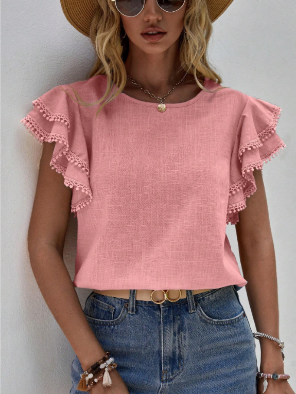 Samantha - Chic Linen Blouse