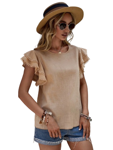 Samantha - Chic Linen Blouse
