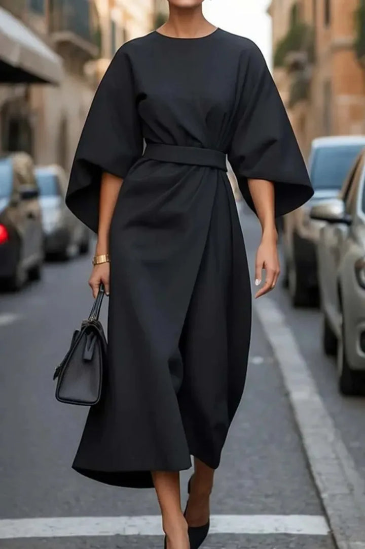 Isabella™ – Cozy Everyday Round Neck Dress