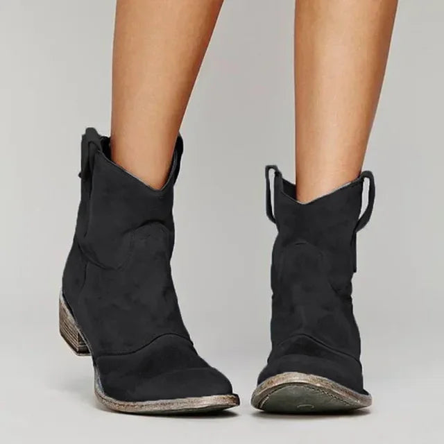 Jane™ | Women's Vintage Cowboy Ankle Boots