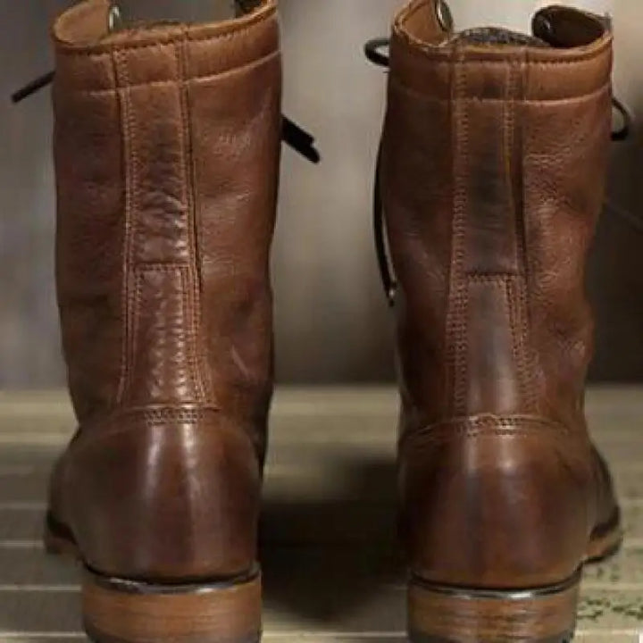 Quilted Leather Mette Boots