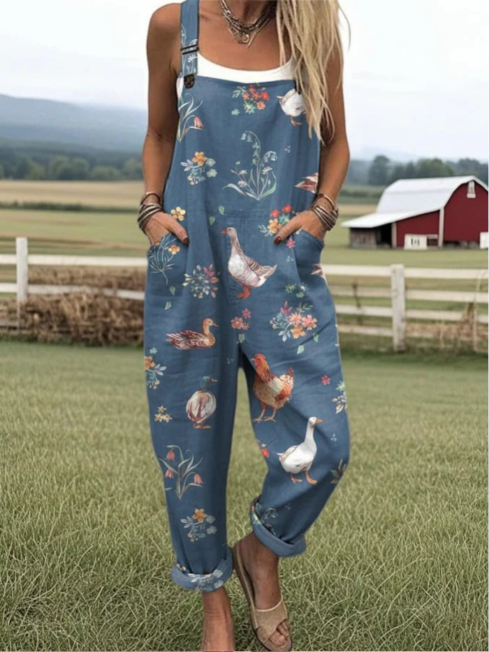 Wren | Farmyard Friends Relaxed Overalls