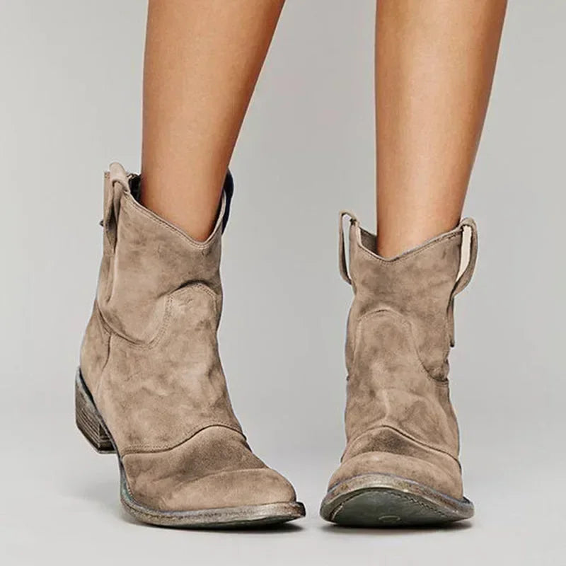 Jane™ | Women's Vintage Cowboy Ankle Boots
