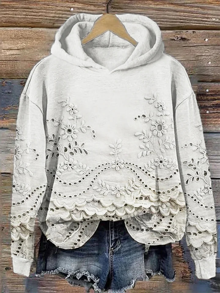 Sarah | Sweater with Lace Details