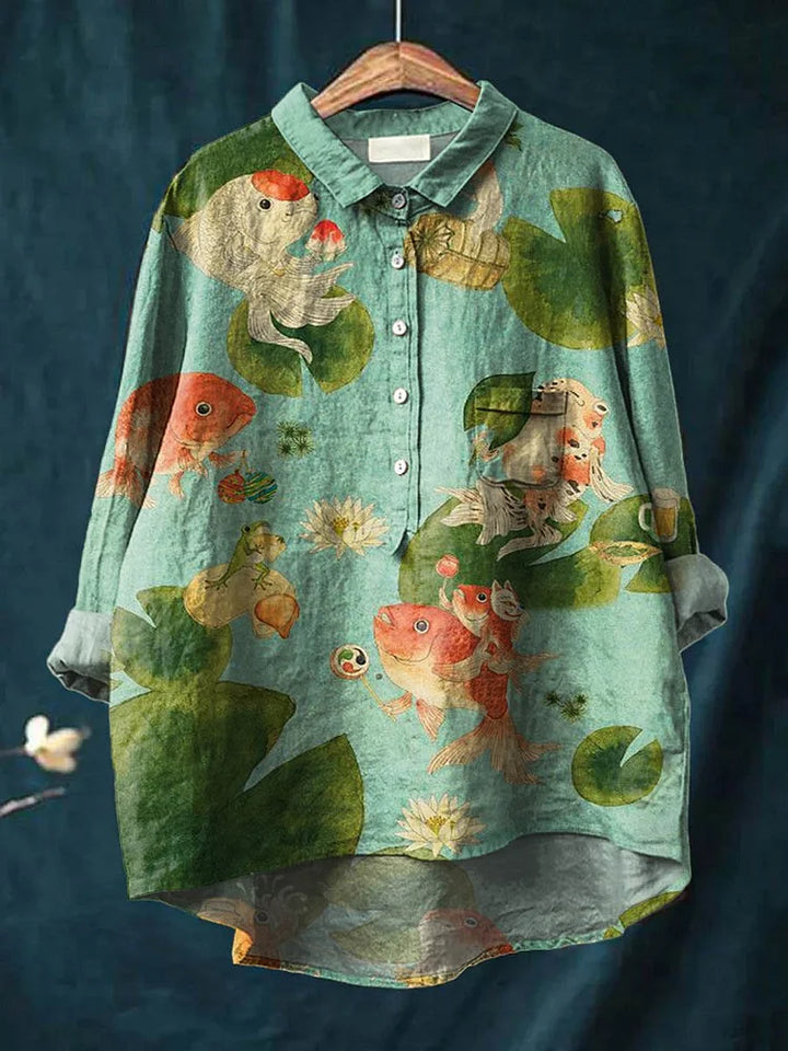 Elle | Fish Art Shirt