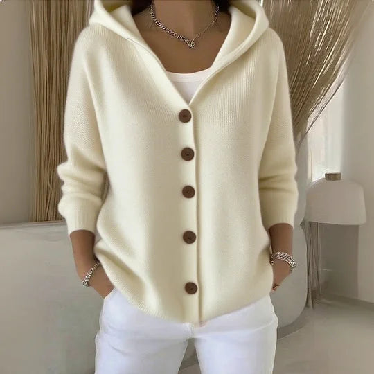 Nancy | Soft Knit Hooded Cardigan