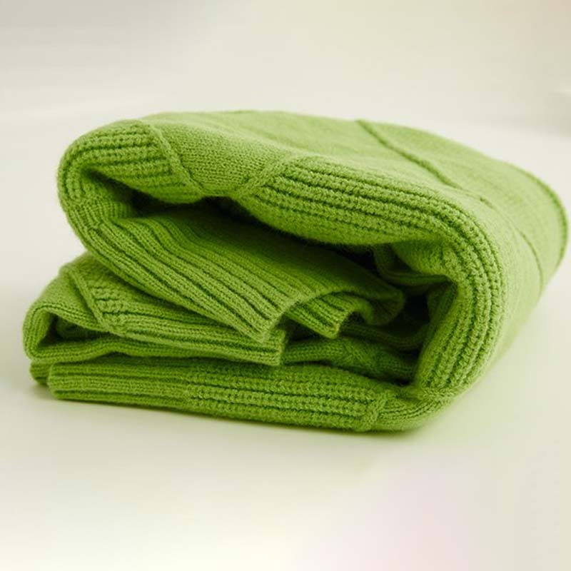 Kylie | Textured Turtleneck Knit Sweater