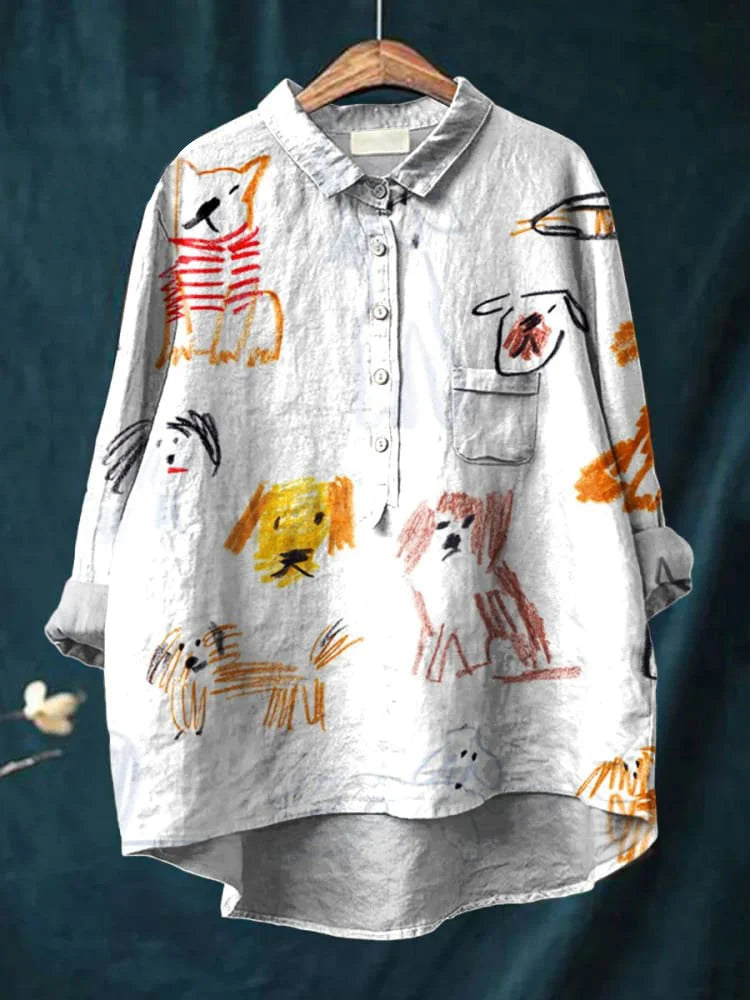 Elle | Dog Art Shirt
