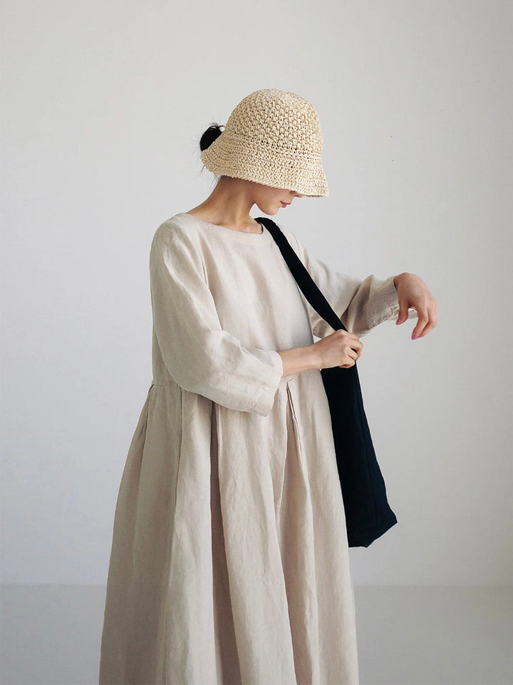 Sophie™ - Casual Linen Dress with Pockets