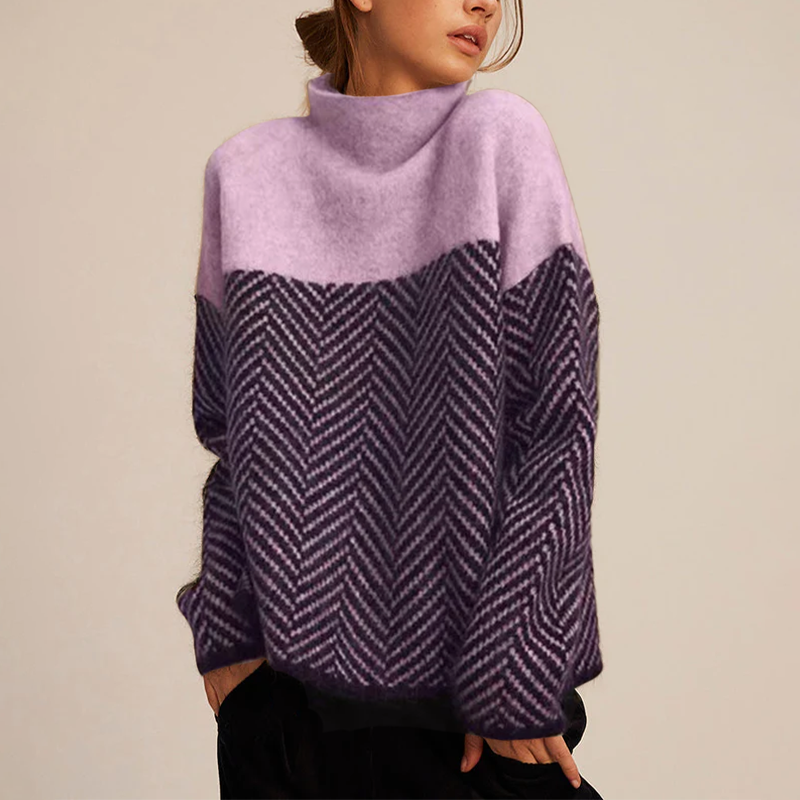 Tilly | Minimalist Turtleneck Knit Sweater