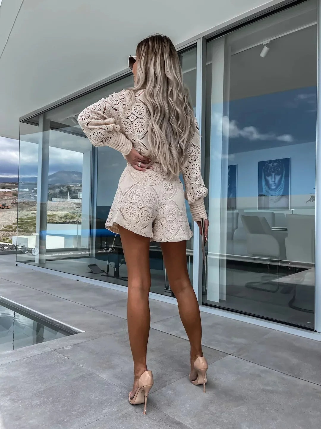 Ella™ - Chic Lace Two-Piece Ensemble