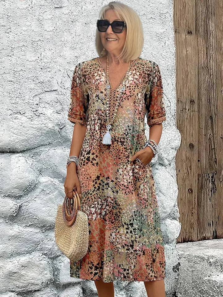 Layla™ - Chic Midi Dress