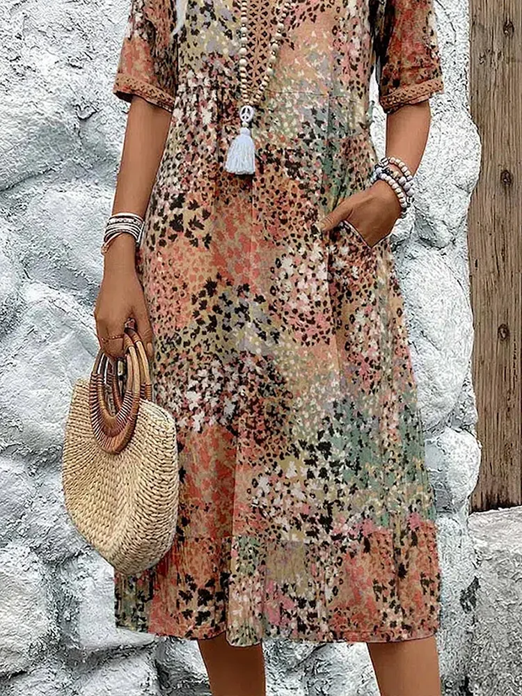 Layla™ - Chic Midi Dress