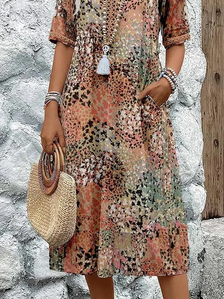 Layla™ - Chic Midi Dress