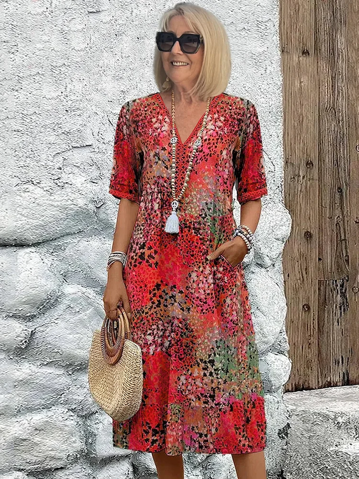 Layla™ - Chic Midi Dress