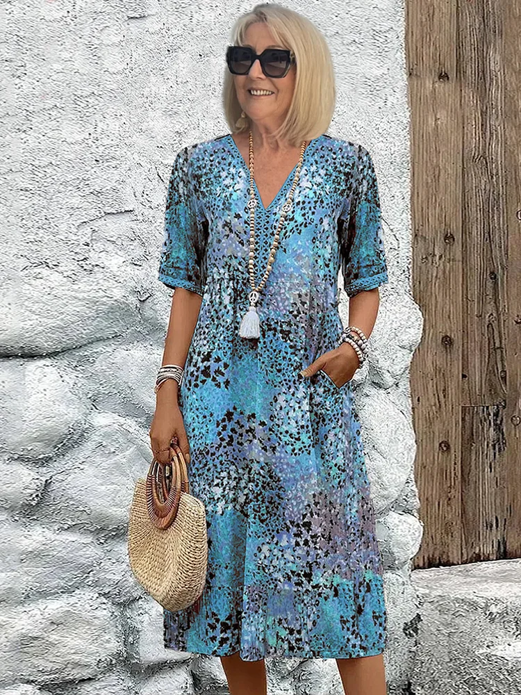 Layla™ - Chic Midi Dress