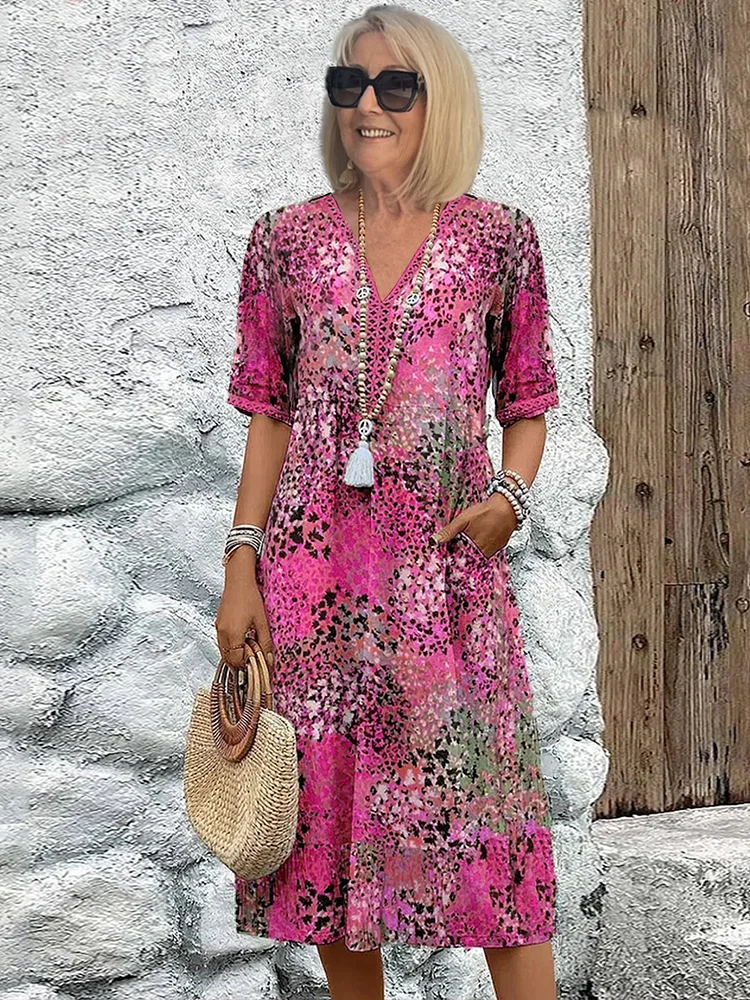 Layla™ - Chic Midi Dress